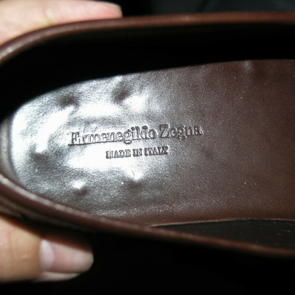 Ermenegildo Zegna Handmade Leather Monk Loafers